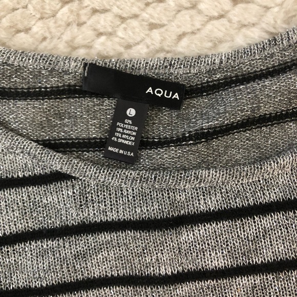 Aqua Pullover Sweater.Sz Lg - Picture 5 of 5